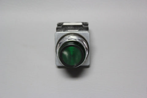 SIEMENS PILOT LIGHT GREEN OIL TIGHT 52PL4EX W/ 52AAF