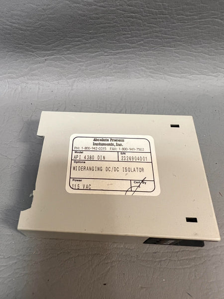 Absolute Process API 4380 G Wide Ranging DC/DC Isolator 115VAC