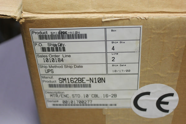 NEW PARKER COMPUMOTOR SERVO MOTOR  SM162BE-N10N