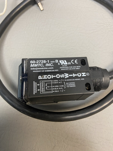 ALLEN BRADLEY PHOTOSWITCH PHOTOELECTRIC SENSOR 60-2728-1
