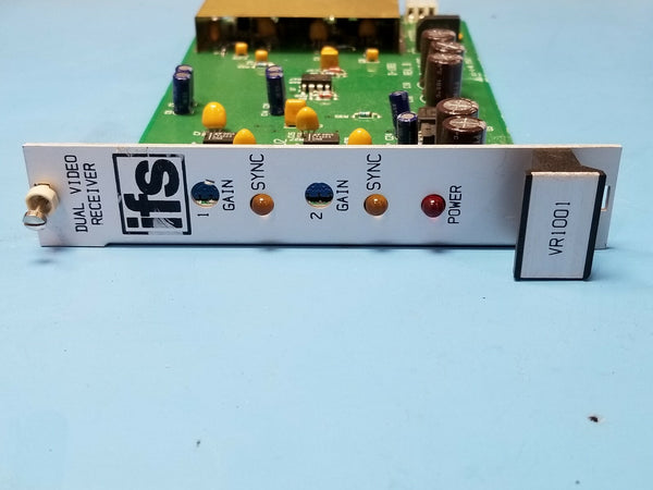 GE Security IFS Dual Channel Video Receiver Module VR1001