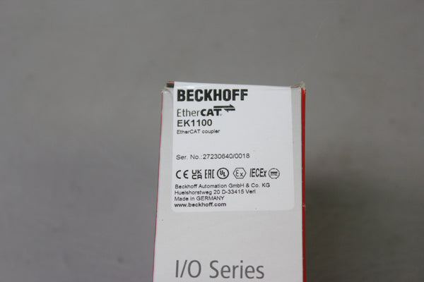 NEW BECKHOFF ETHERCAT COUPLER MODULE EK1100