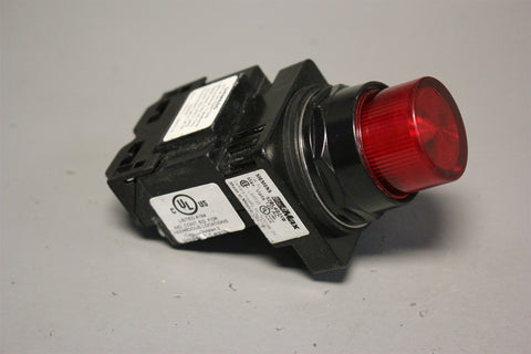 SIEMENS BLACKMAX ILLUMINATED RED PILOT LIGHT 52BL4G2XB W/52AATG2B