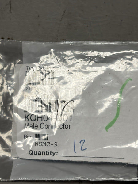 11- NEW SMC KQH04-U01 HALF UNION ONE TOUCH UNIFIT FITTING 4mm TUBE 1/8"