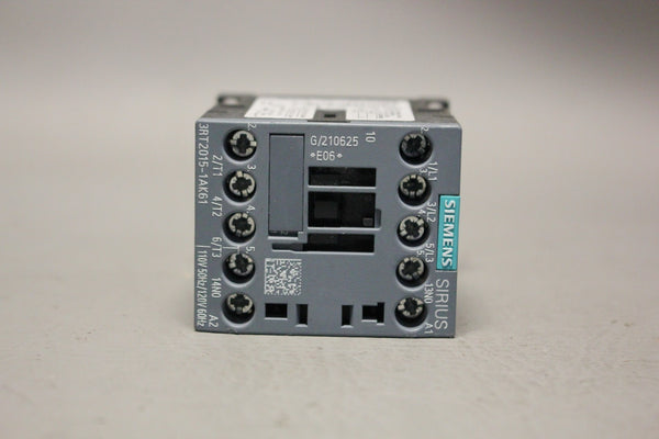 SIEMENS SIRIUS  CONTACTOR RELAY 3RT2015-1AK61