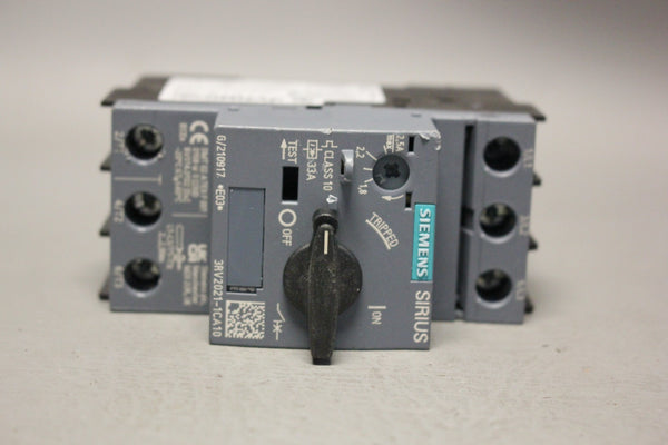 SIEMENS SIRIUS CIRCUT BREAKER 3RV2021-1CA10