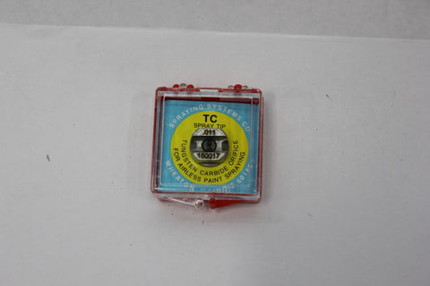  Spraying Systems Co. TC Spray Tip .011 For Airless Paint Spraying