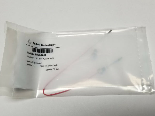 New Agilent Capillary ST 0.12x220 S/S 5067-4660