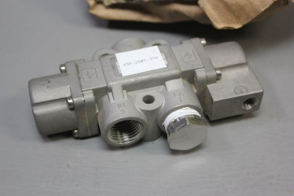 NEW VERSA 2 WAY VALVE P/N: VSP-2501-316