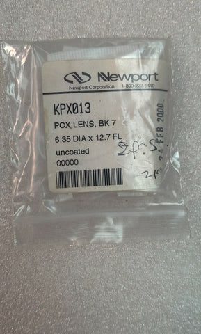 NEWPORT KPX013 PCX Lens, BK 76.35 DIA x 12.7 FL New