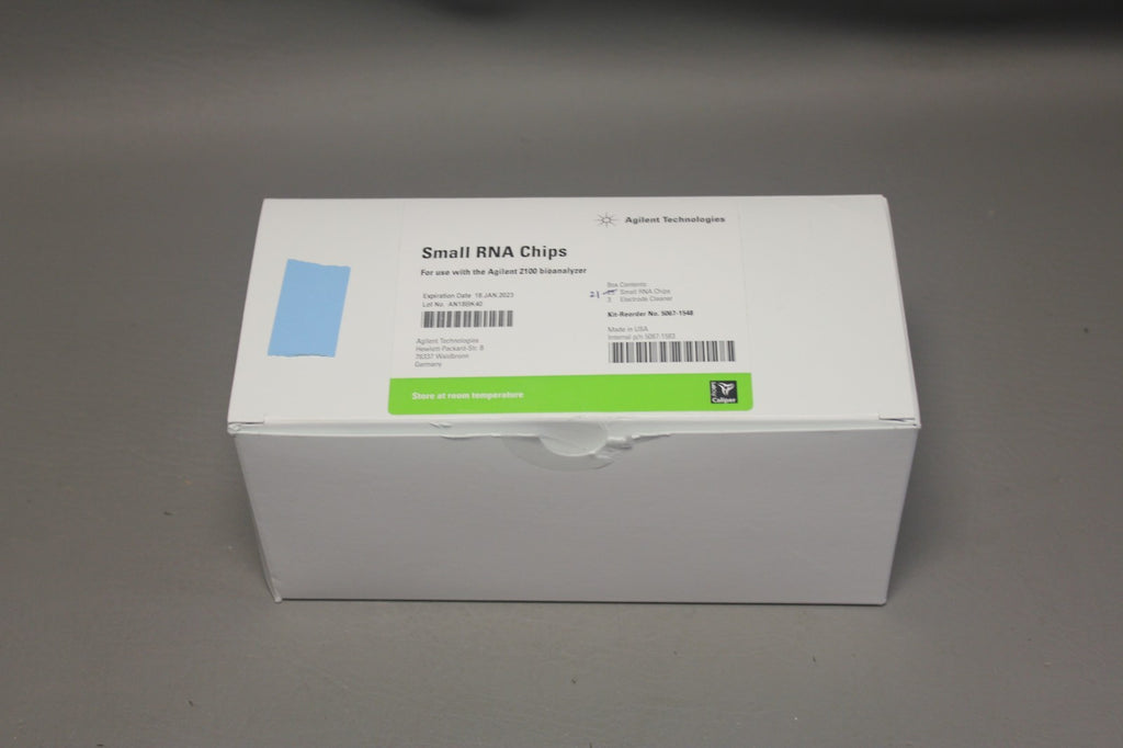 NEW BOX OF 21 AGILENT SMALL RNA CHIPS FOR 2100 BIOANALYZER 5067-1563