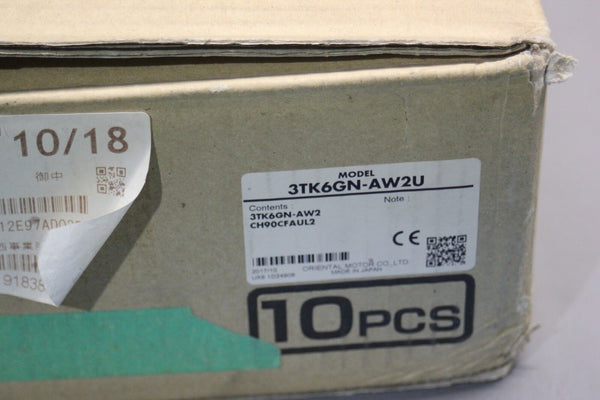 NEW ORIENTAL MOTOR TORQUE MOTOR 3TK6GN-AW2