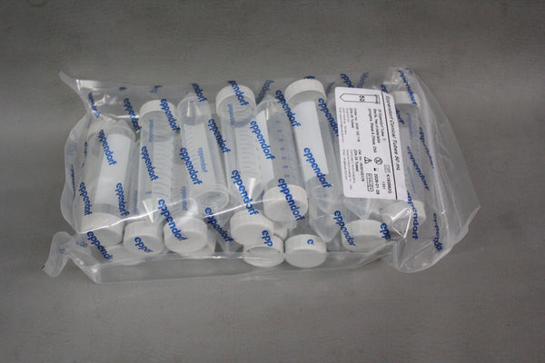 25 NEW EPPENDORF 50mL CONICAL TUBES 0030122178
