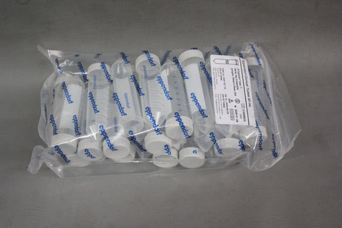 25 NEW EPPENDORF 50mL CONICAL TUBES 0030122178