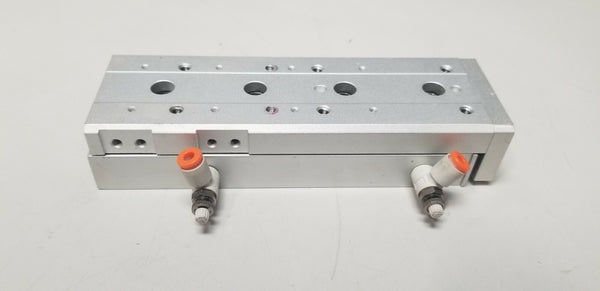 SMC Dual Rod Guided Pneumatic Linear Slide Table Actuator MXS12-75