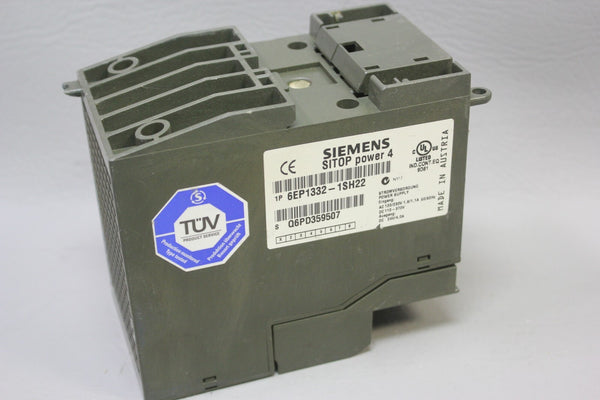 SIEMENS SITOP POWER SUPPLY P/N: 6EP3334-8SB00-0AY0