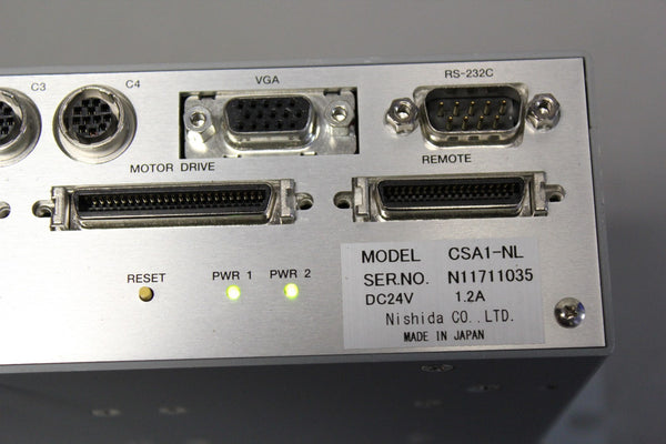 UNUSED NISHIDA MACHINE VISION AUTO ALIGNMENT SYSTEM WITH FLOVEL CAMERAS CSA1-NL