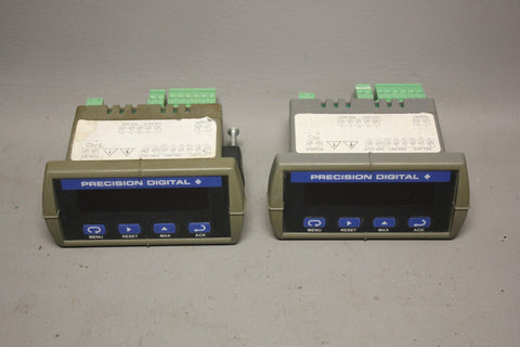 LOT OF 2 PRECISION DIGITAL JAVELIN D VOLT METERS PD644-6R5-14