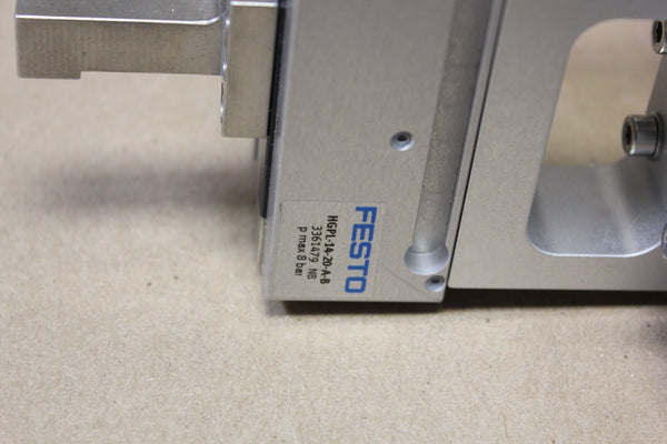 SMC/FEST PNEUMATIC GRIPPERS P/N: MHF2-16D2  & (2) HPGL-14-20-A-B