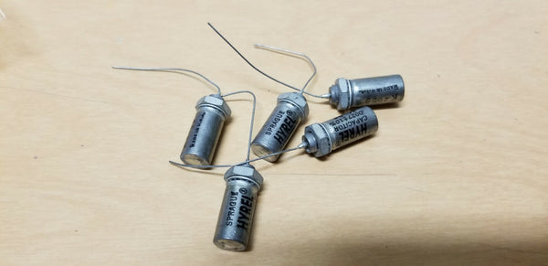5 Unused Sprague Hyrel PIO Capacitors .0027 400VDC Tube Amp