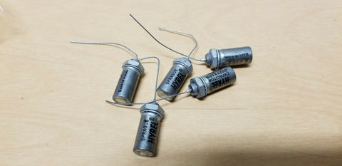 5 Unused Sprague Hyrel PIO Capacitors .0027 400VDC Tube Amp