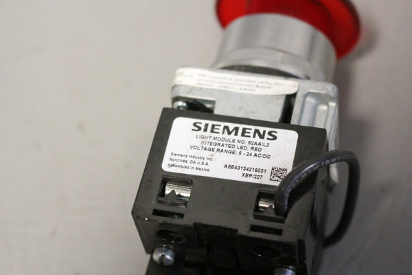 USED SIEMENS ILLUMINATED PUSH/PULL BUTTON  52PP7LRU