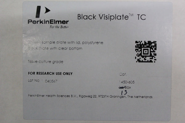 13 NEW BAGS OF 6 PERKIN ELMER 24 WELL SAMPLE MICROPLATE W/LID 1450-605