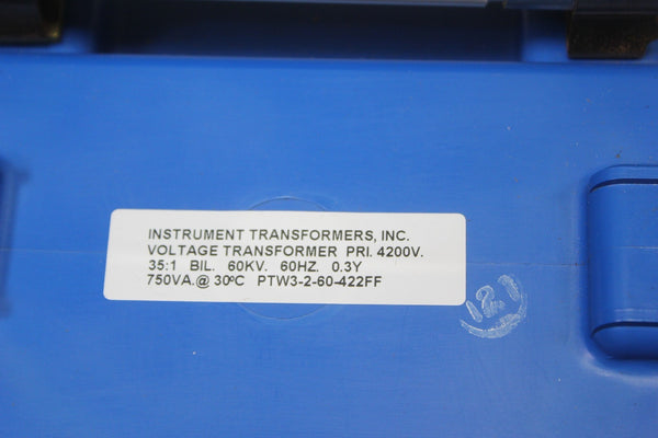 NEW INSTRUMENT TRANSFORMERS VOLTAGE TRANSFORMER PTW3-2-60-422FF