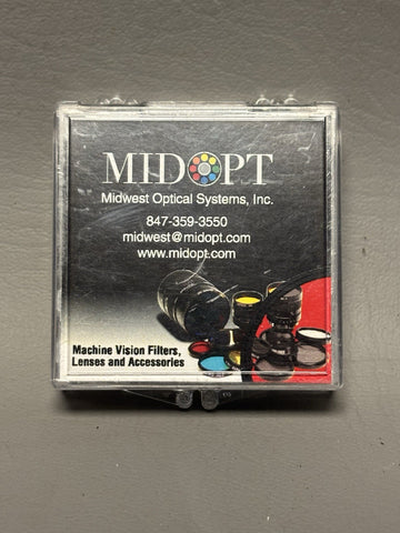 New Cognex Midopt Light Red BandPass Filter IMRF BP635-25.5 114-1111R