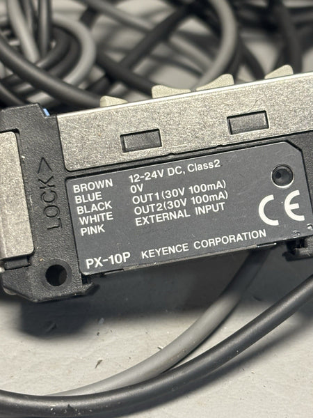Keyence PX-10P Amplifier Unit, Cable Type, PNP USIP