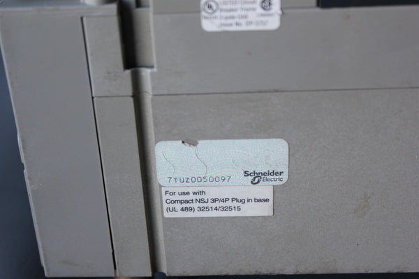 SCHNEIDER/MERLIN GERIN 400A CIRCUIT BREAKER WITH TRIP UNIT NSJ400 N