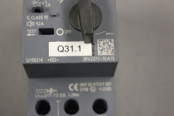 SIEMENS SIRIUS CIRCUIT BREAKER 3RV2011-1EA15