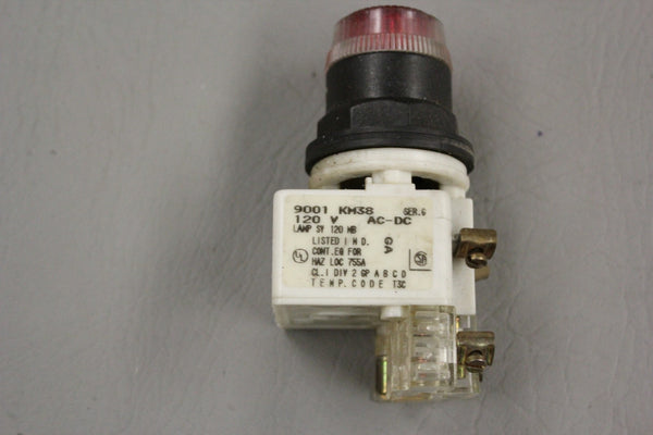 SCHNEIDER  9001 KM38 RED PUSH BUTTON