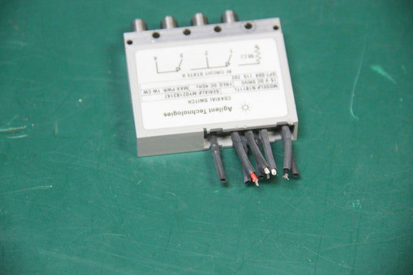 AGILENT RF COAXIAL SWITCH DC-4GHZ N1811TL OPTIONS 004 115 202