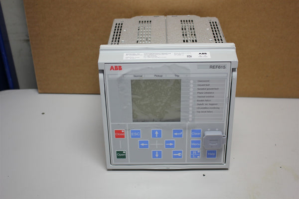 Unused ABB FEEDER PROTECTION RELAY WITH NETWORK REF615 REF615 & COM0037