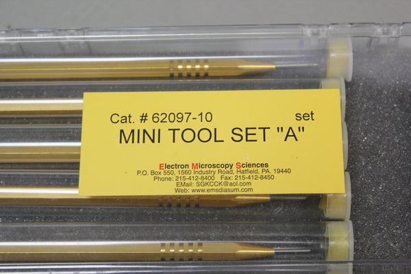 NEW EMS ELECTRON MICROSCOPY SCIENCES MINI TOOL SET A 62097-10