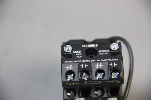 SIEMENS HEAVY DUTY RED ILLUMINATED EMERGENCY PUSH/PULL PUSHBUTTON 52PP7E2UB