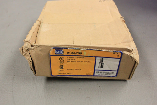 ILSCO ACM-750 ALUM PIGTAIL ADAPTOR QTY 3