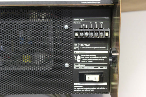 CUSTOM SERVO MOTORS MTS 473 MOTION CONTROLLER RACK PR6-M23