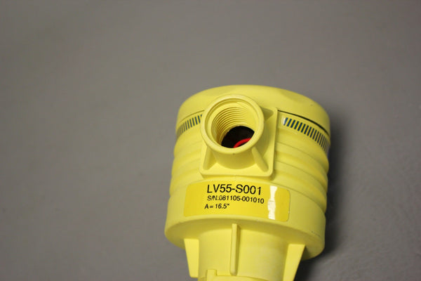 UNUSED FLOWLINE 16" FLOAT LIQUID LEVEL TRANSMITTER LV55-S001