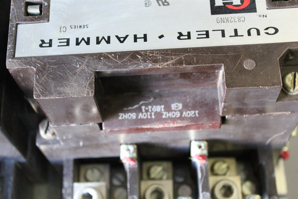 2 CUTLER HAMMER 200A CONTACTORS C832KN9