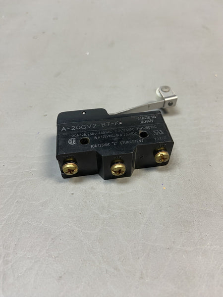 OMRON A-20GV2-B7-KSNAP SWITCH HINGE ROLLER