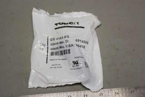 TURCK FIELD WIREABLE CONNECTOR BS 4141-0/9 (U6415)