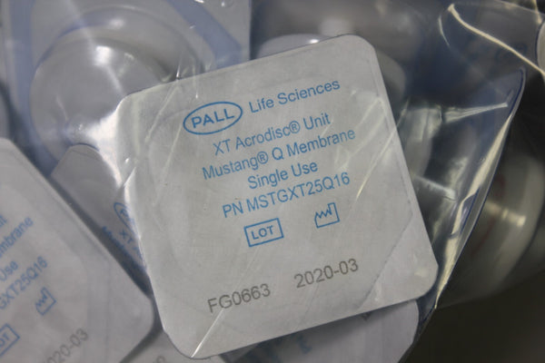 PALL XT ACRODISC UNIT MUSTANG Q MEMBRANE MSTGXT25Q16 4 QTY