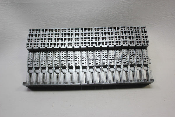 LOT OF 18 SIEMENS ELECTRONIC MODULE BASES  P/N: 6ES7 193-4CB20-0AA0