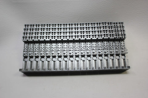 LOT OF 18 SIEMENS ELECTRONIC MODULE BASES  P/N: 6ES7 193-4CB20-0AA0