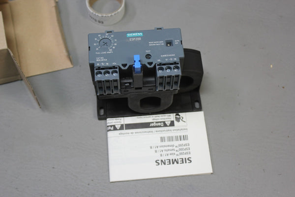 NEW SIEMENS  ESP2000 SOLID STATE OVERLOAD RELAY 958LGB3SA 3UB8533-6GW2