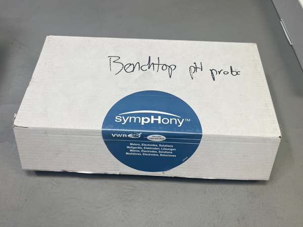 New VWR SympHony pH Electrode 89231-600