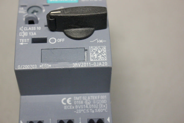 SIEMENS SIRIUS CIRCUIT BREAKER 3RV2011-0JA20