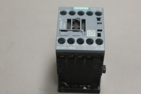 SIEMENS 3RT2016-1BB42 CONTACTOR